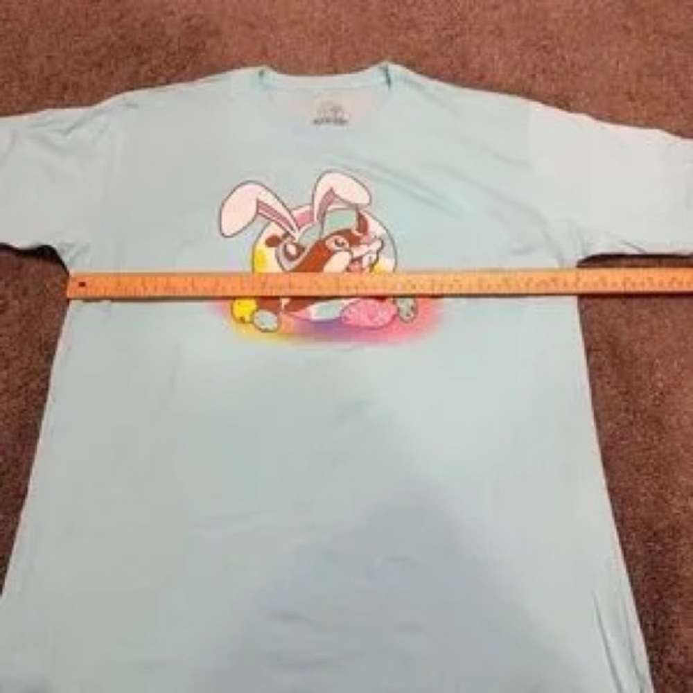 Kids Bunny Graphic Tee - Light Blue - Picture 3 of 5